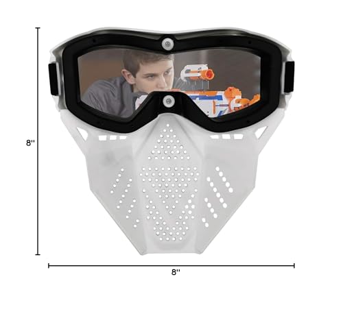 Surper 2 Pack Tactical Mask for Nerf Rival – Black & White Team Masks