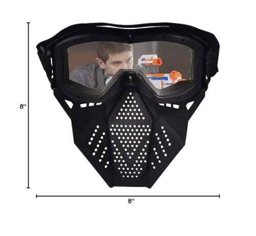 Surper 4 Pack Tactical Mask for Nerf Rival – Blue, Black, White & Yellow