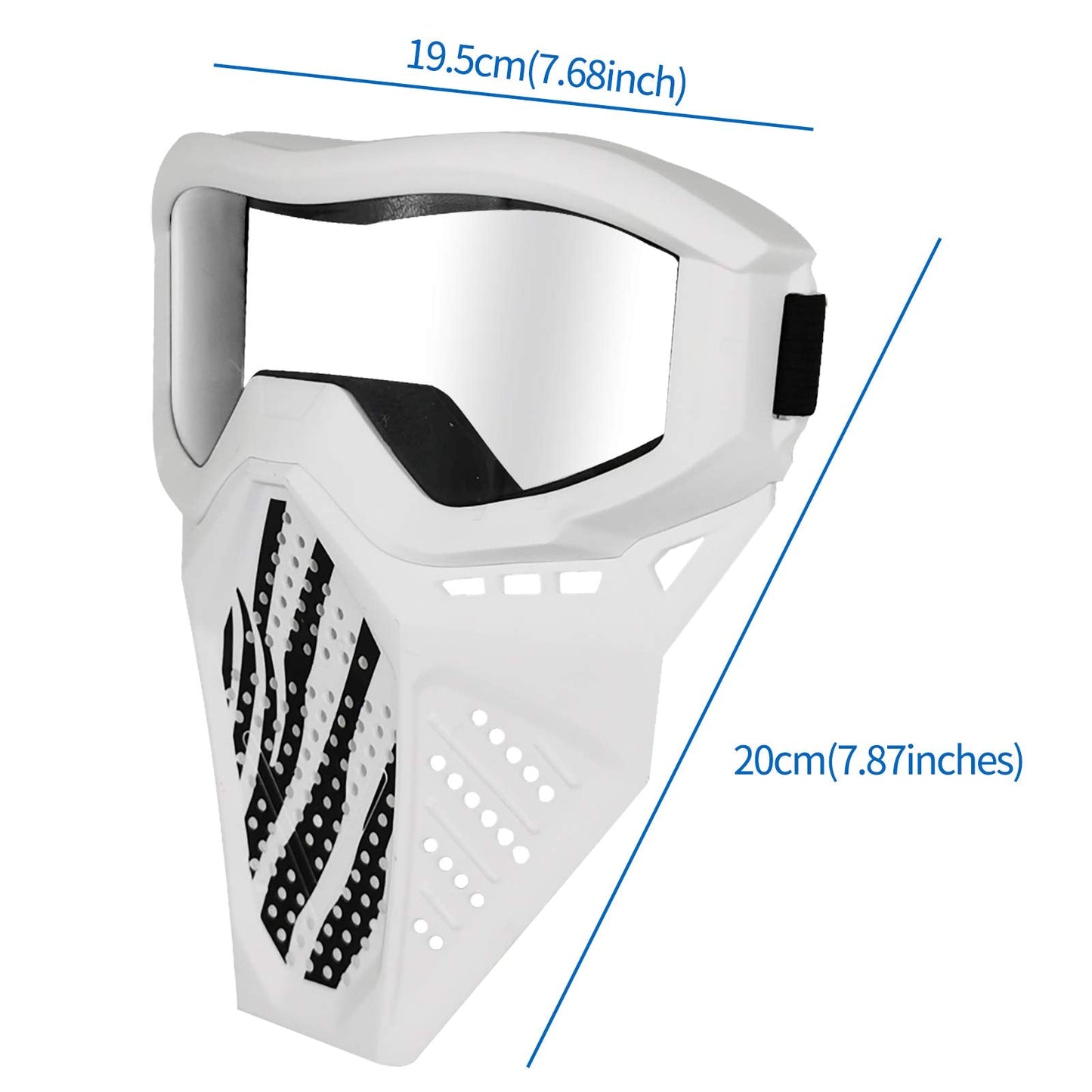 Surper 4 Pack Tactical Mask for Nerf Rival – Blue, Black, White & Yellow