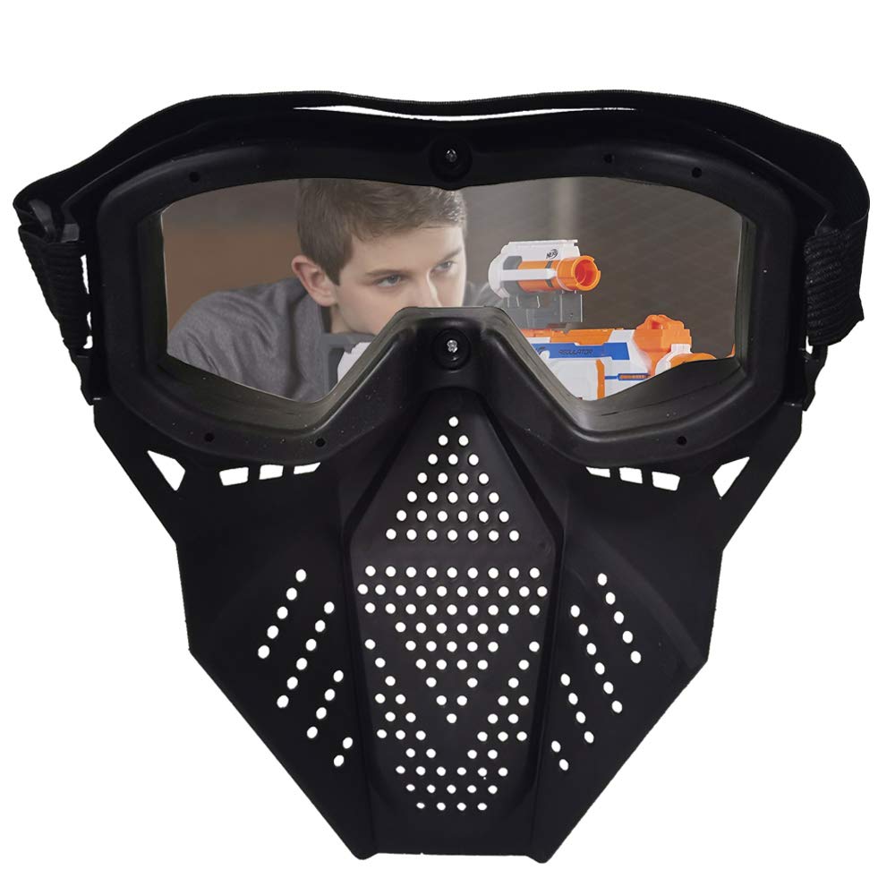 Surper 4 Pack Tactical Mask for Nerf Rival – Blue, Black, White & Yellow