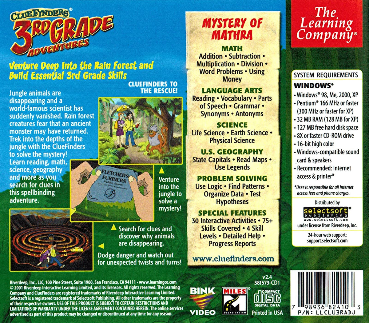 Clue Finders 3rd Grade Educational Computer Game – SURPLUSOFT DISTRIBUT