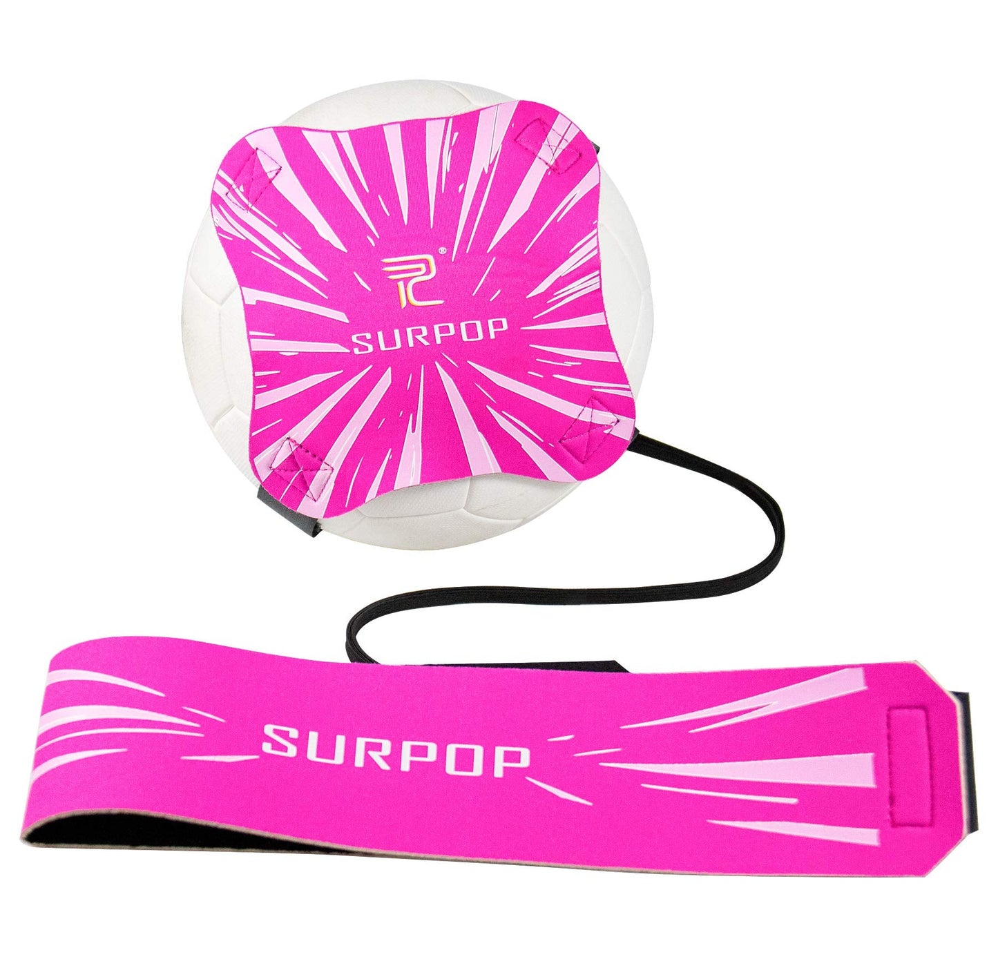 Surpop Solo Trainer for Soccer, Volleyball & Rugby – Adjustable Waist Belt
