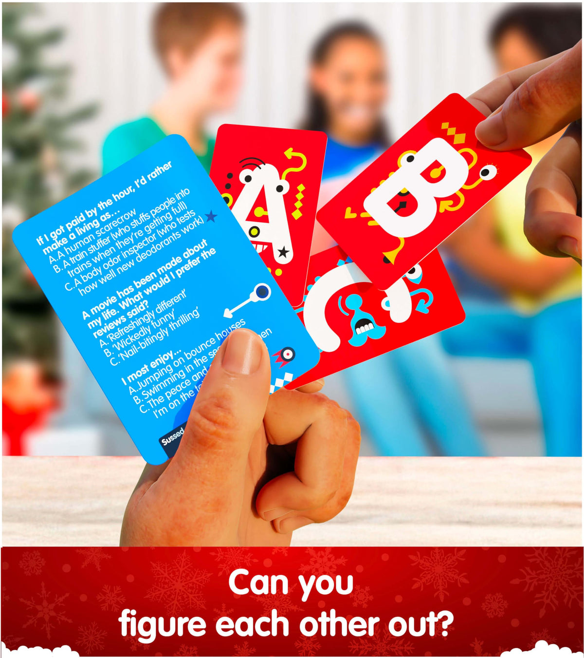 SUSSED The Wacky 'What Would You Do?' Card Game – Stocking Stuffer for Teens & Adults