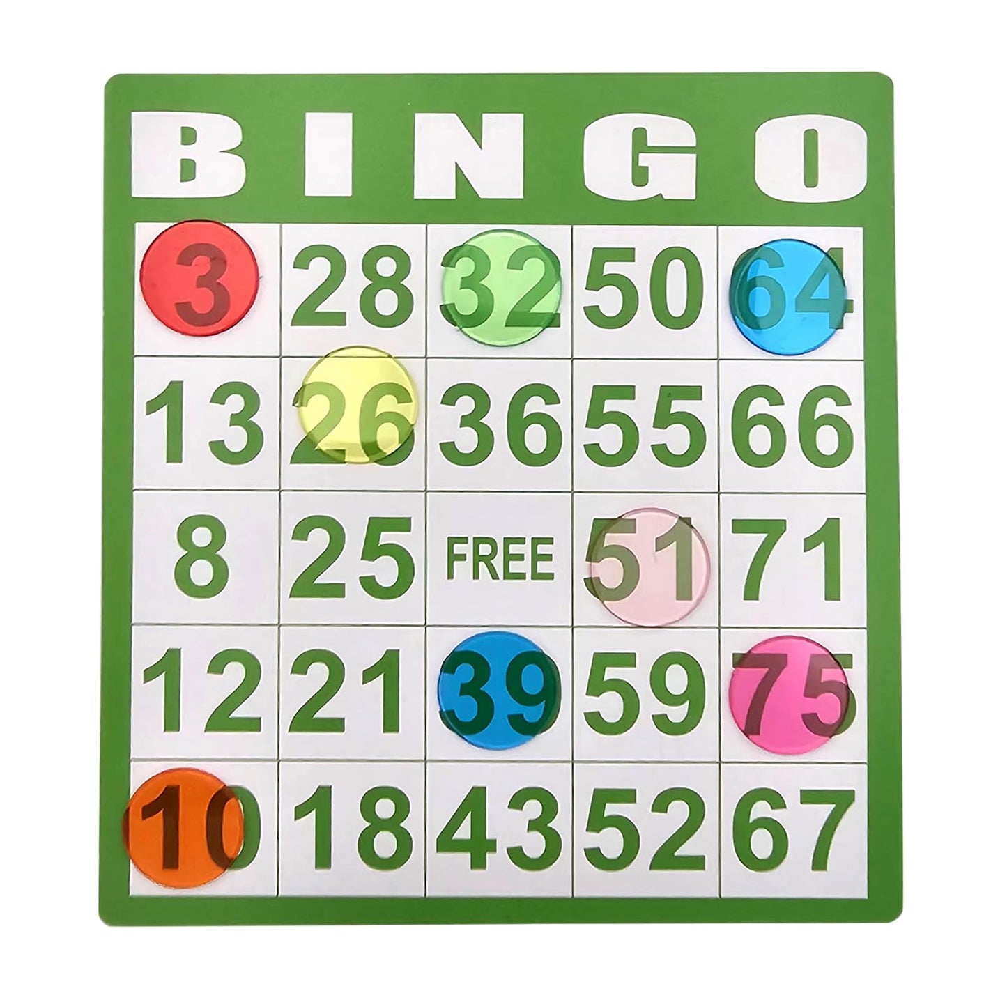 SUTIMSHE 1000 Pcs Transparent Bingo Chips - 3/4 Inch, 8-Color Markers for Bingo, Math Counters & Classroom