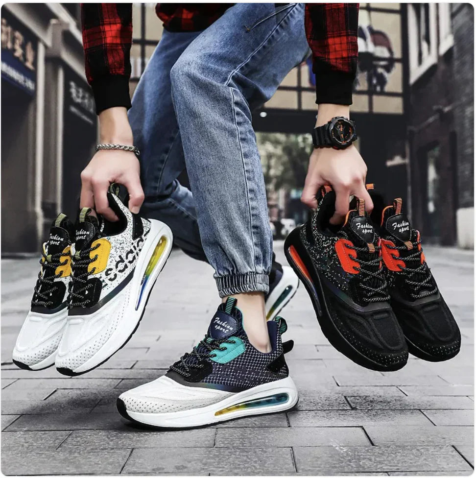 Men's AirLite Gradient Sneakers with 3D Weave