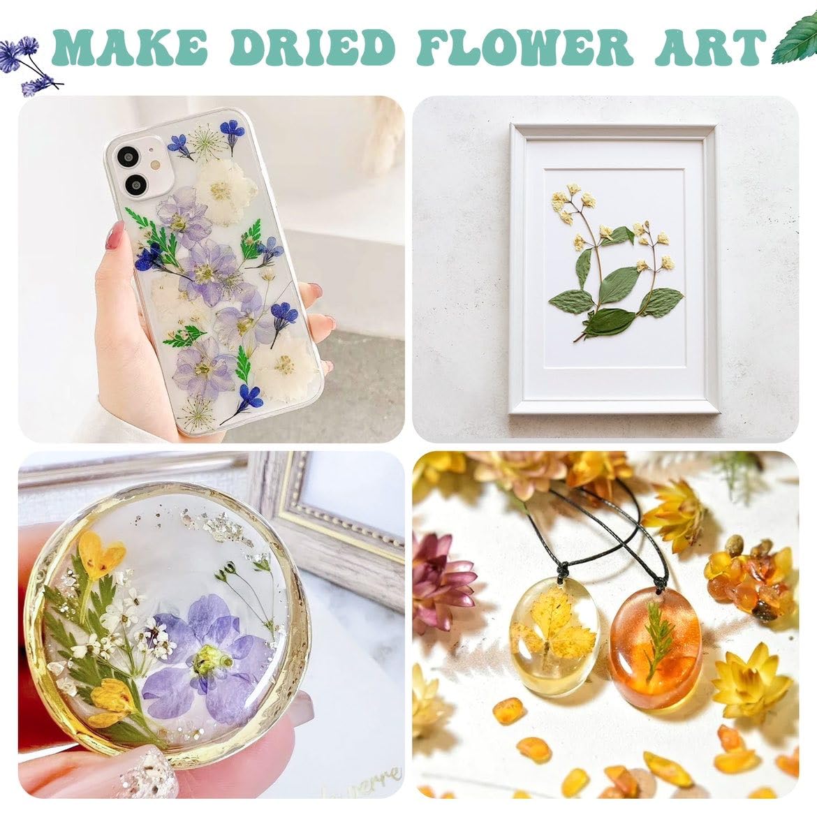 Suziko Professional Flower Press Kit – 6 Layers, 6.3 x 8.3 in, Portable & Beginner-Friendly