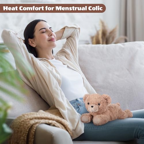 SuzziPals Heatable & Coolable Brown Teddy Bear Heating Pad – Warmth, Comfort, and Gentle Relief