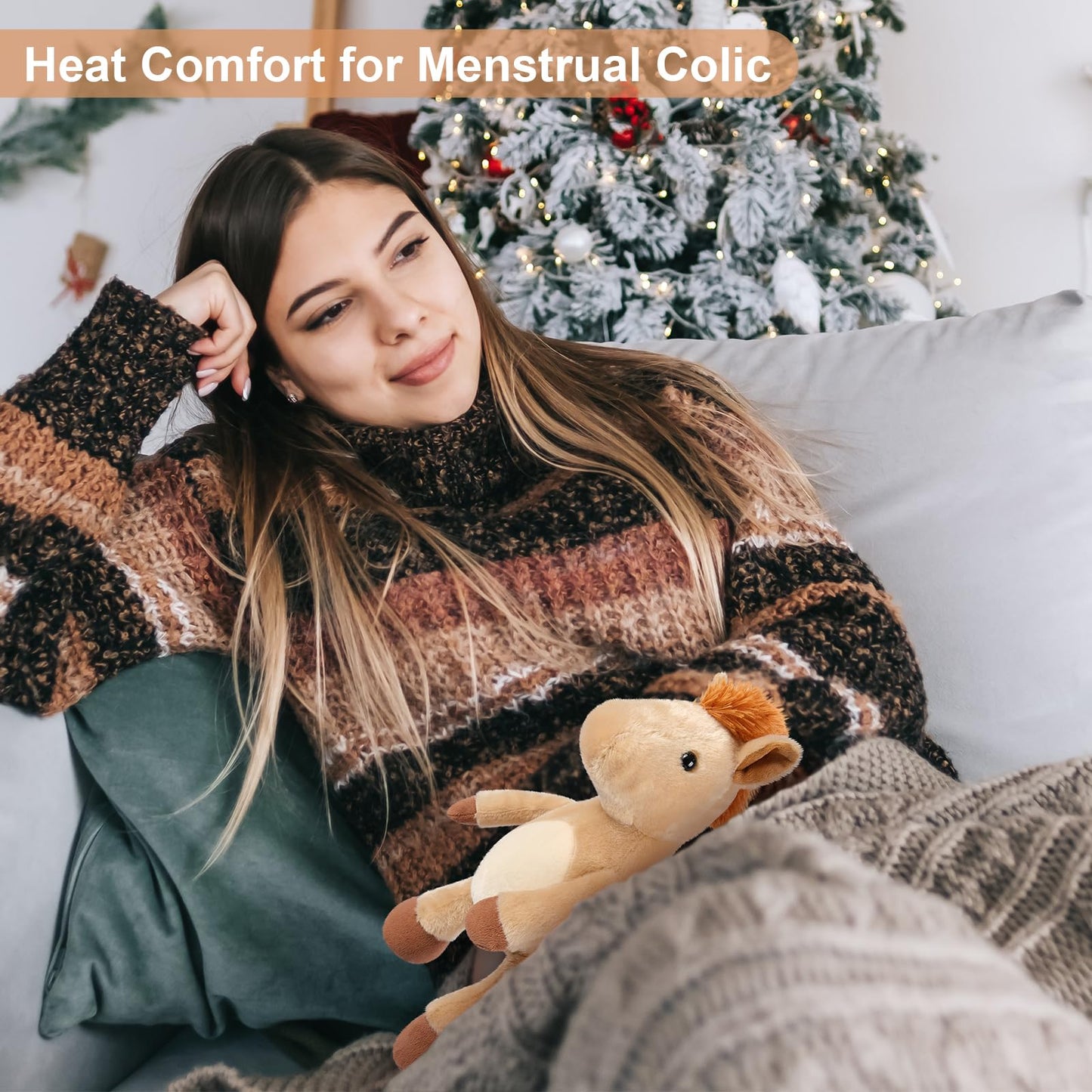 SuzziPals Heatable & Coolable Horses Plush — Microwave Heating Pad & Lavender Comfort Toy