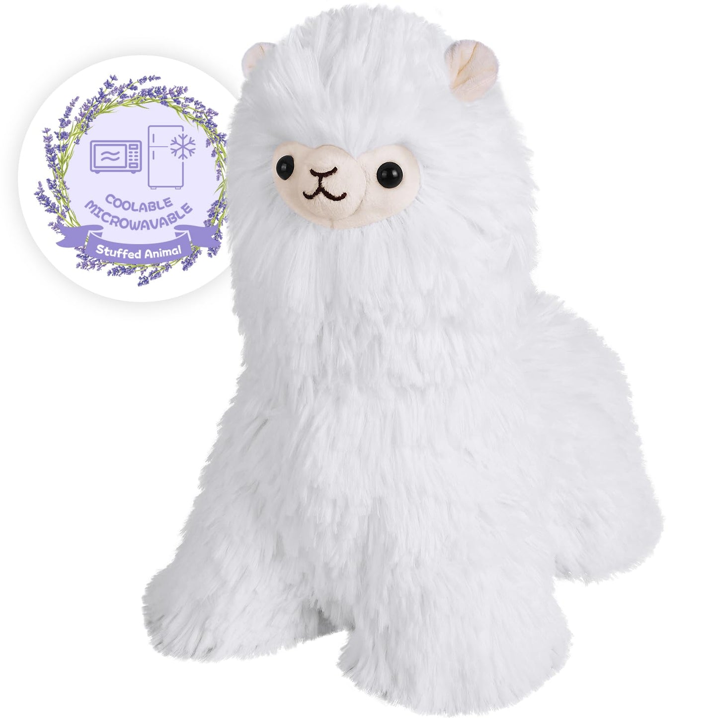 SuzziPals Llama Heated Plushies – Microwavable, Lavender Scented