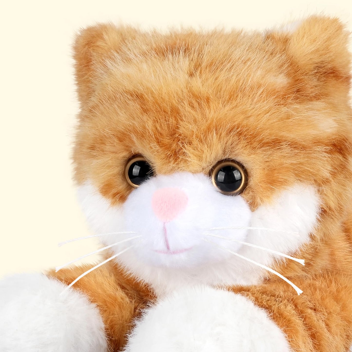 SuzziPals Orange Cat Plush — Heatable & Coolable Heating Pad Toy