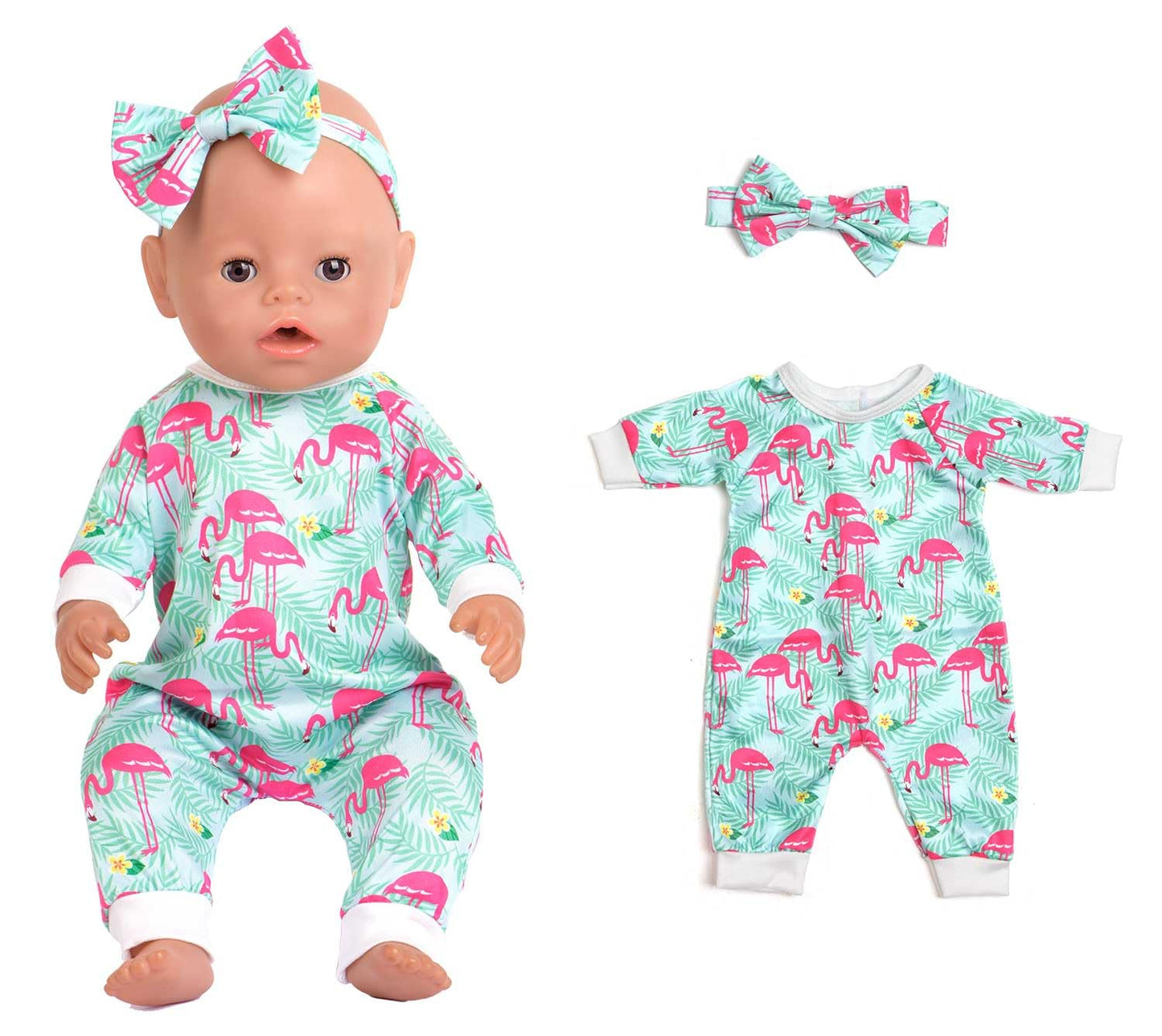Sweet Dolly 5-Piece Doll Outfit Sets for 14–18-Inch Dolls | Headbands Included
