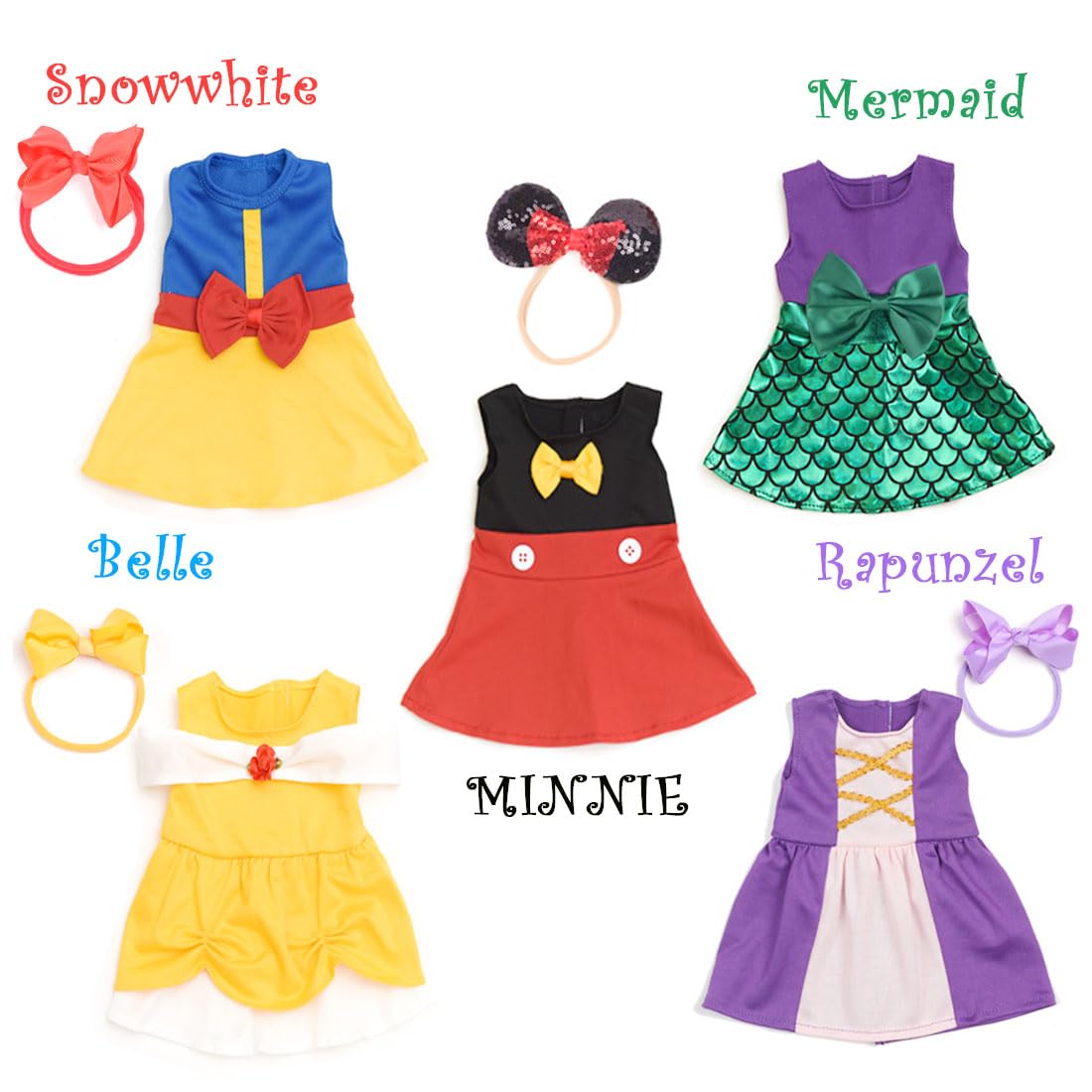 Sweet Dolly 10-Piece Doll Clothes Set for 15–18 Inch Dolls