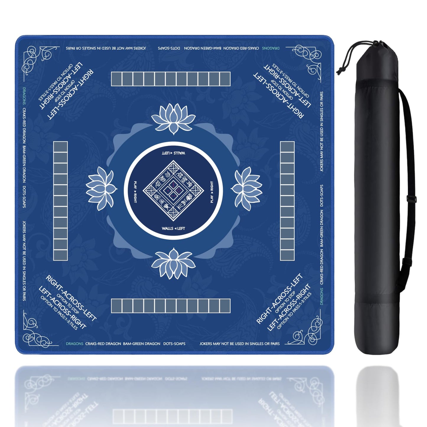 Sweetone Mahjong Mat – 31.5 Inch Square, Non-Slip, Noise-Reducing Table Surface