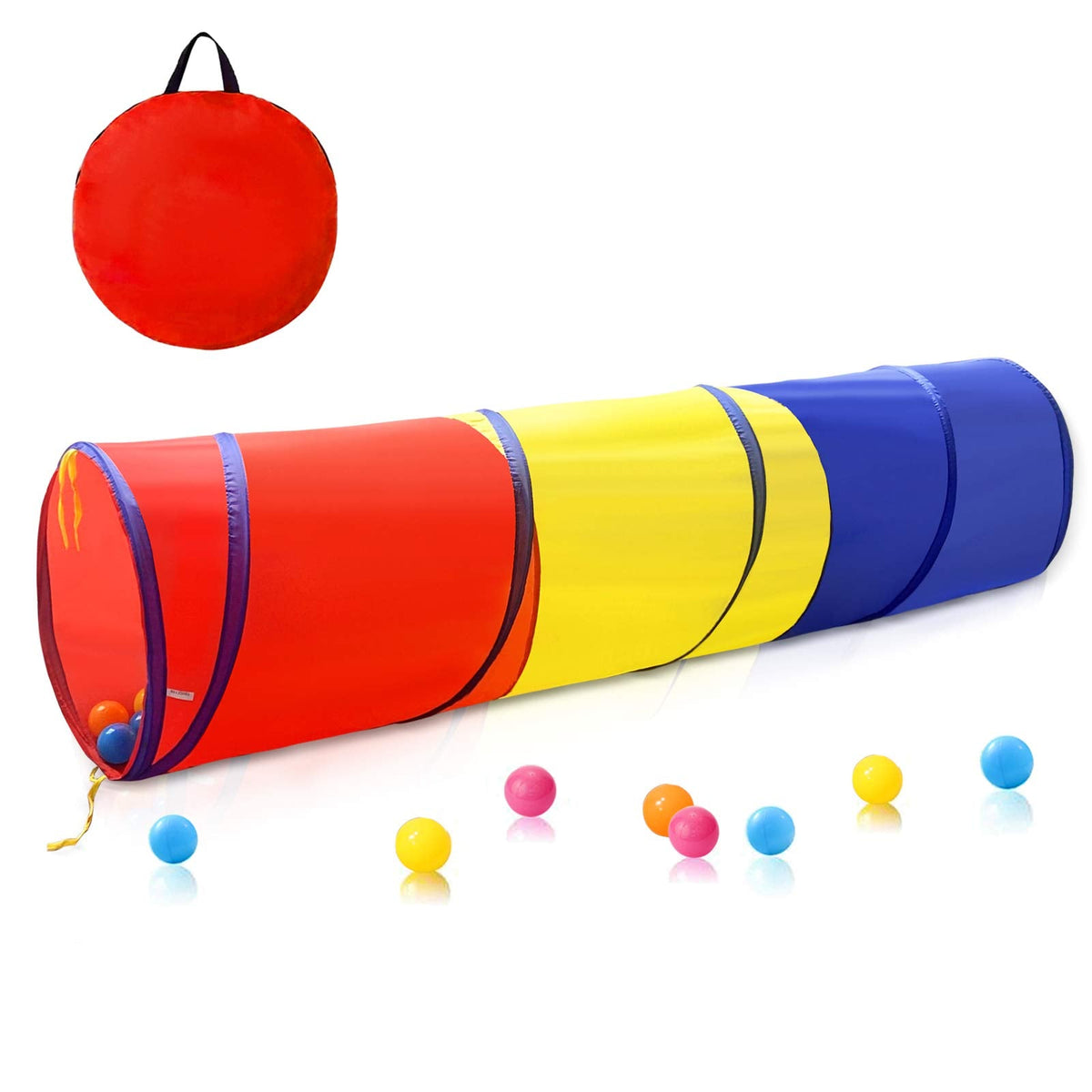 SweHouse Kids Play Tunnel – Classic Crawling Tunnel for Toddlers & Pets | Indoor & Outdoor Fun