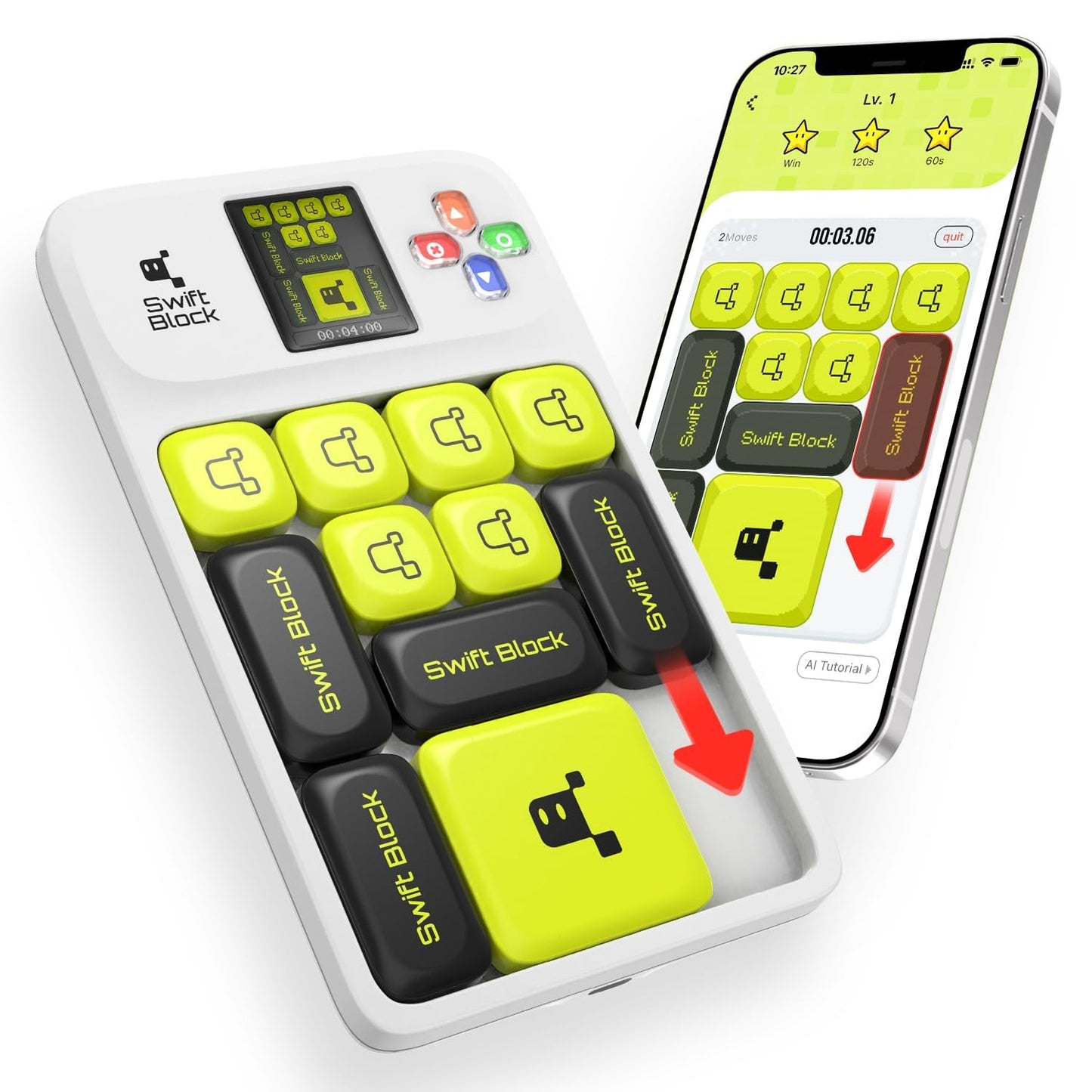 Swift Block wiSlide Smart Puzzle — 1000+ Levels, Live PvP Battles, STEM Travel Toy for 6+