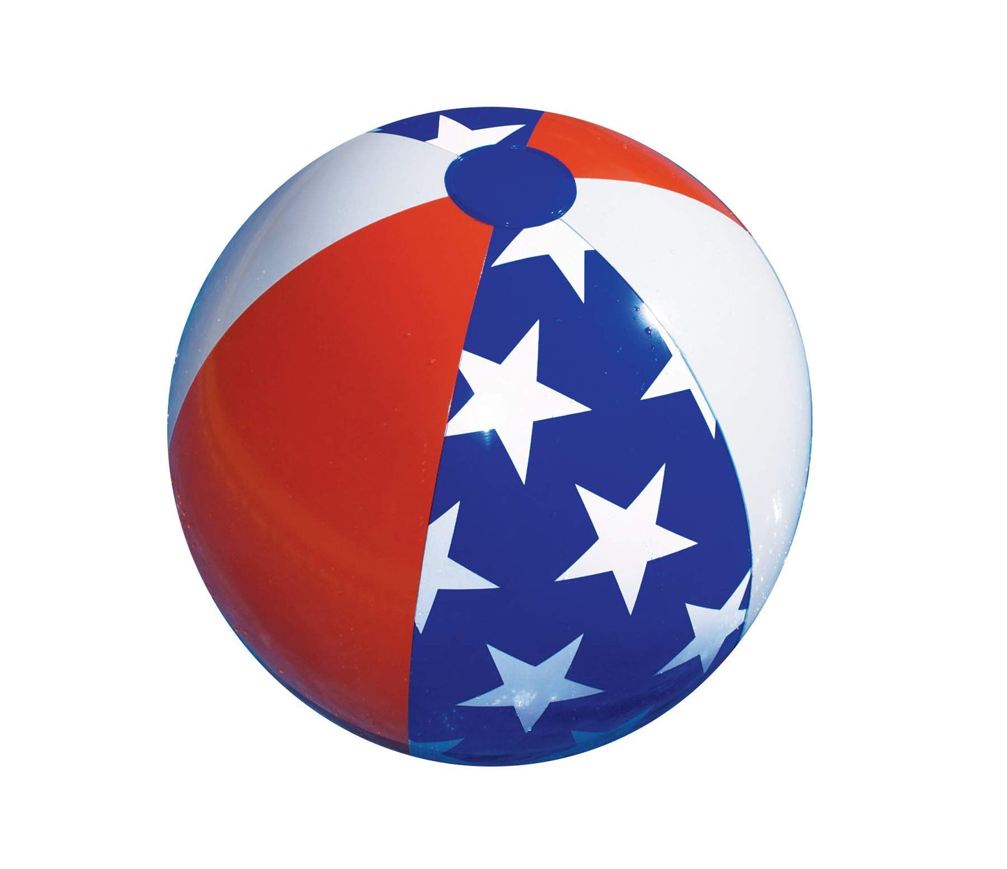 SWIMLINE Inflatable Beach Ball – Americana Series Patriotic Design, 14-Inch for Pool, Beach & Backyard Fun