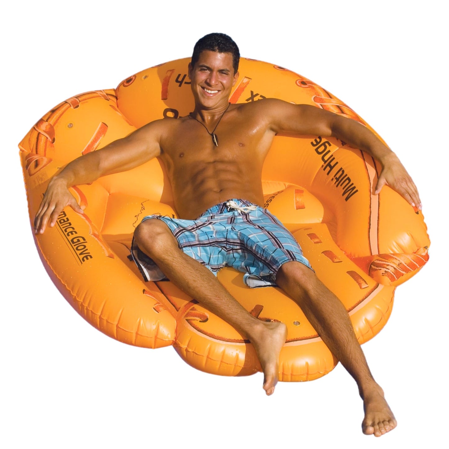 Swimline Giant Inflatable Baseball Glove Pool Float – 62in, Brown