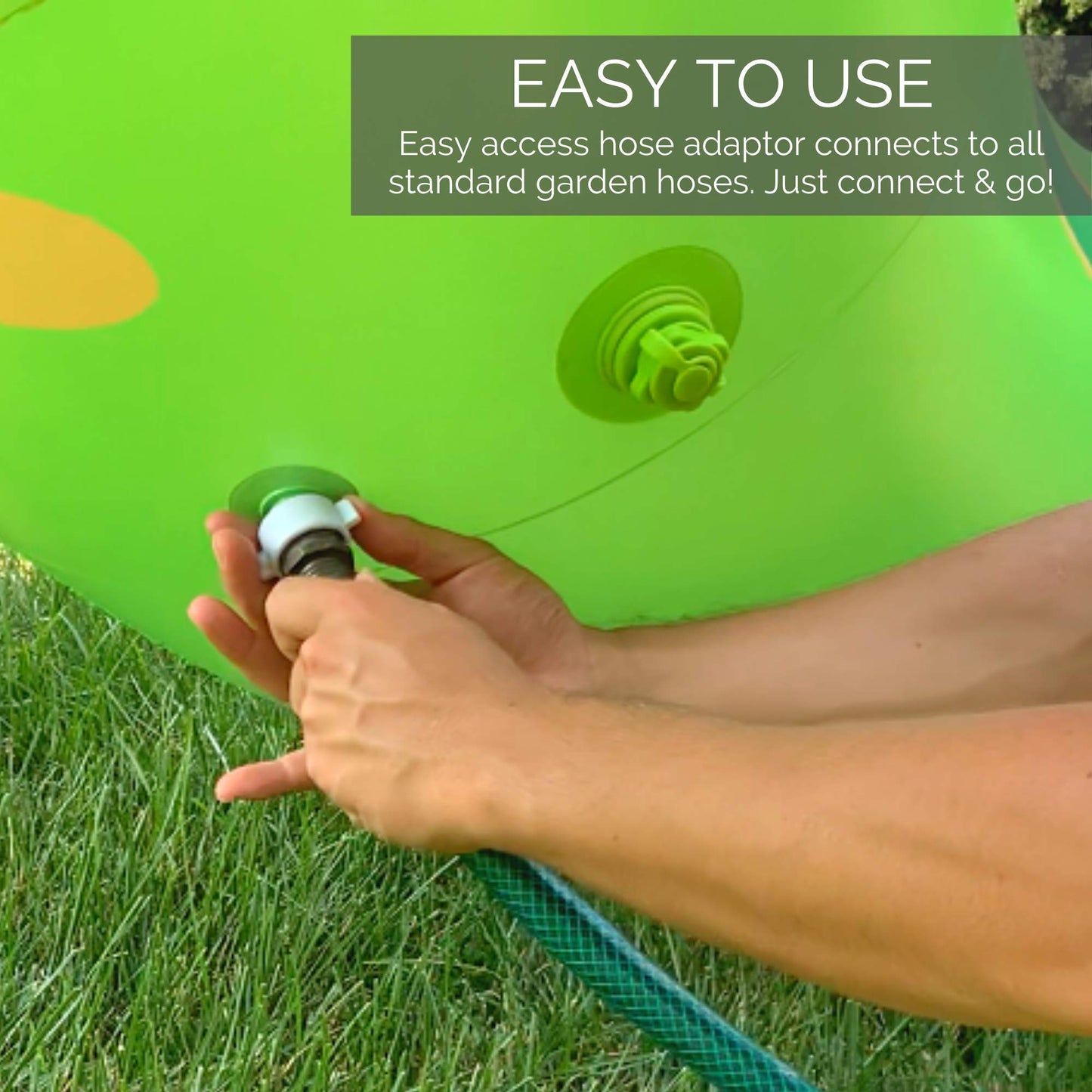 Swimline Humongous Backyard Dinosaur Sprinkler — 7 Ft Tall, Quick Setup, Standard Hose