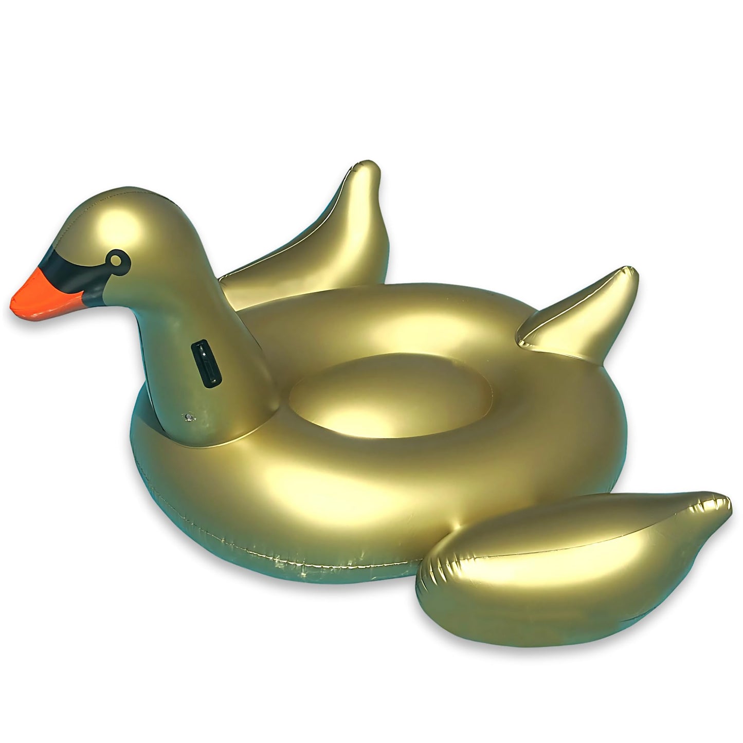 Swimline Original 90701 Inflatable Golden Goose Pool Float — Large Ride-On Lounge with Stable Wings