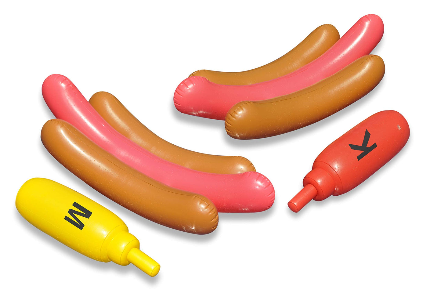 SWIMLINE Inflatable Joust Set – Hotdog Edition | Pool Battle Floats & Boppers