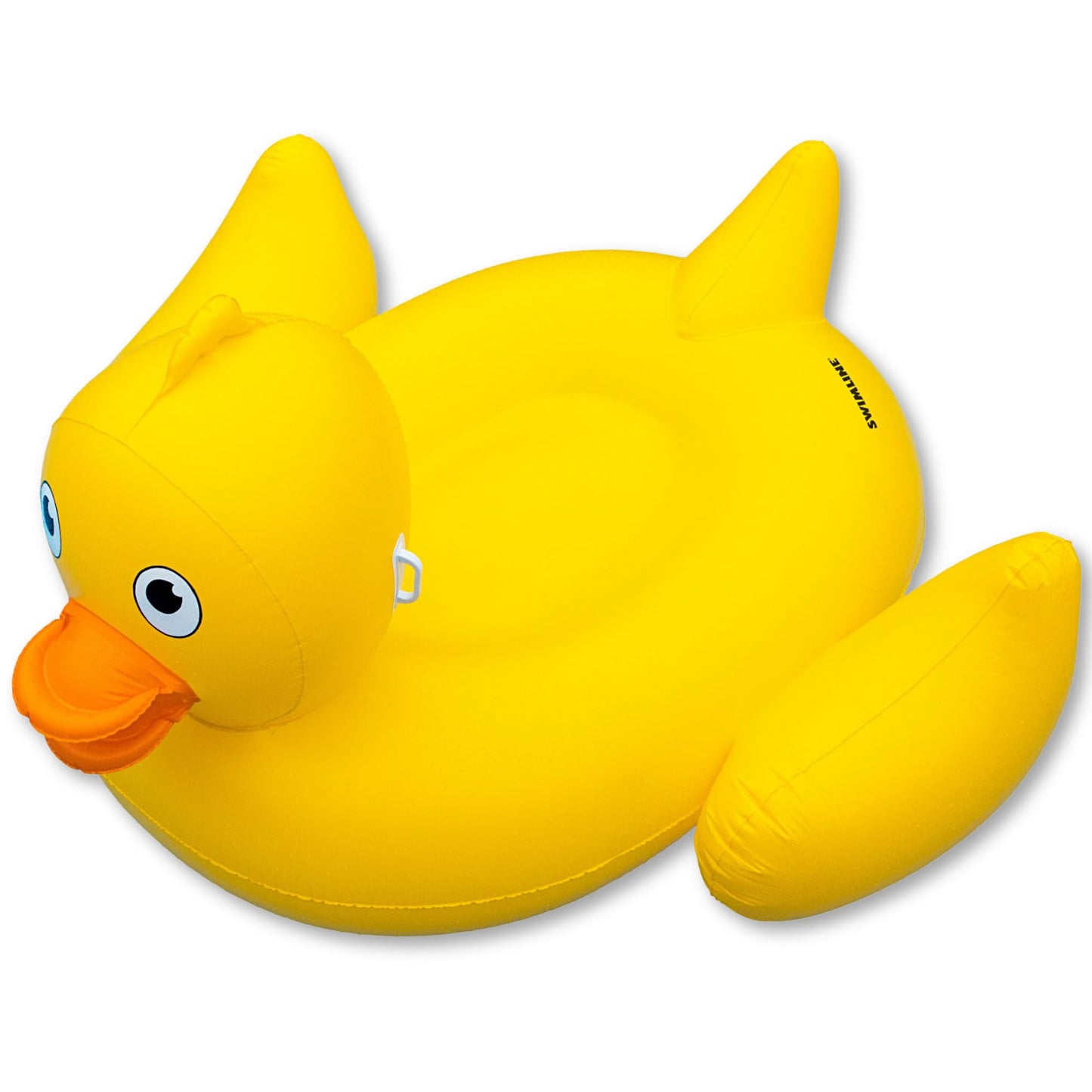Swimline Original 90620 Giant Inflatable Lucky Ducky Pool Float – Oversized Ride-On Lounge Float
