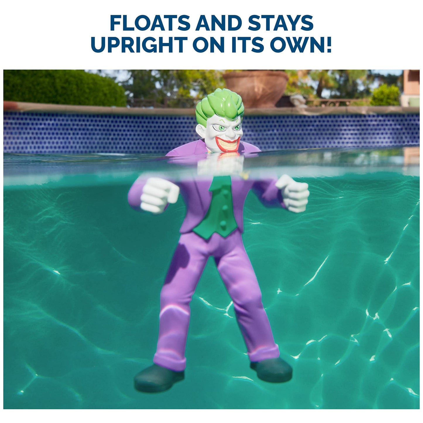 SwimWays DC Batman Floatin' Figures 2-Pack – Batman & Joker Pool Toys for Kids Aged 3+