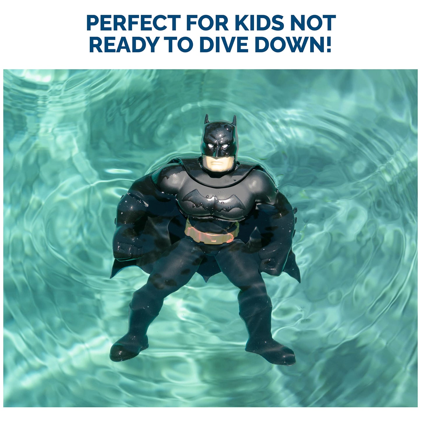 SwimWays DC Batman Floatin' Figures 2-Pack – Batman & Joker Pool Toys for Kids Aged 3+