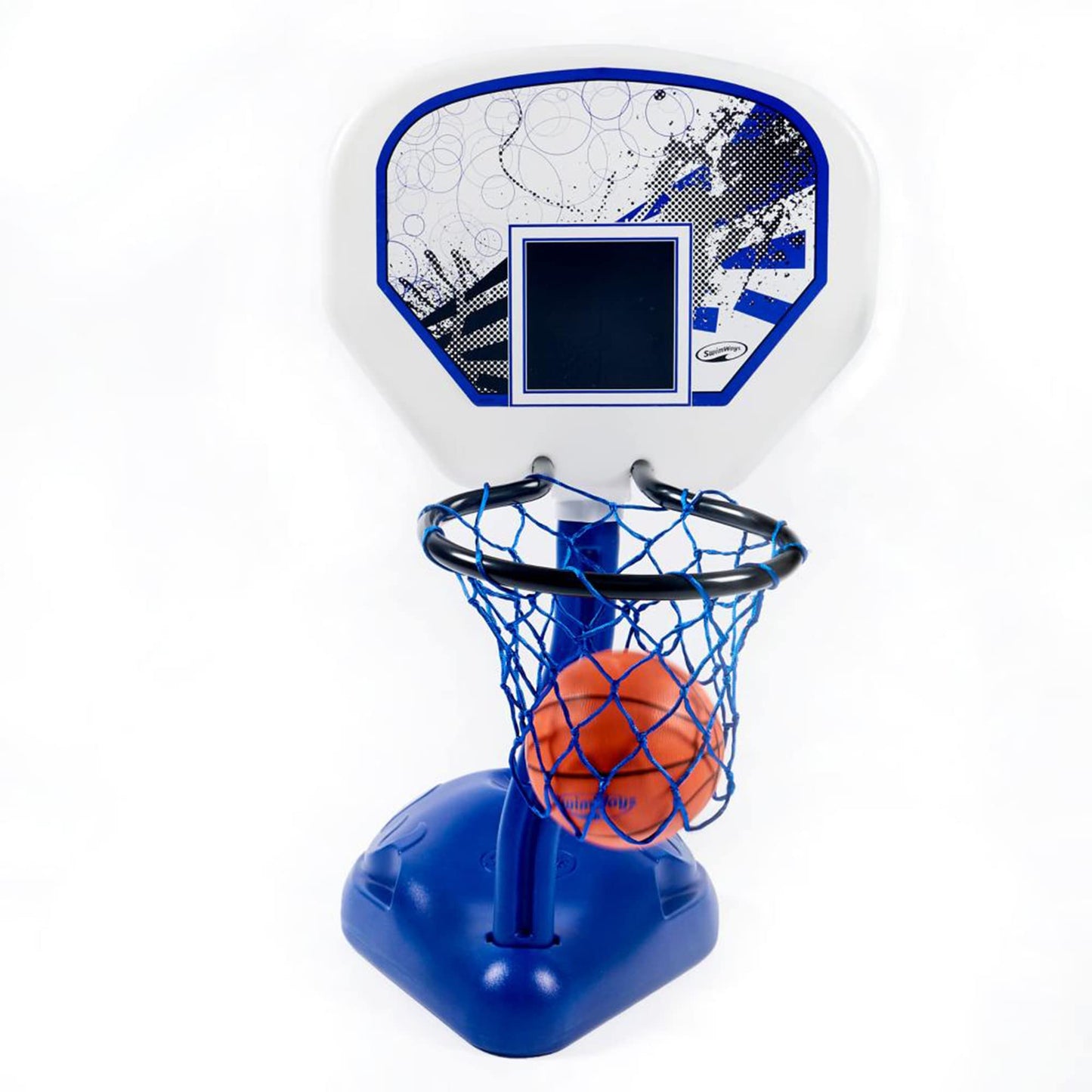 SwimWays Poolside Basketball Game – Pro-Style Pool Basketball Set