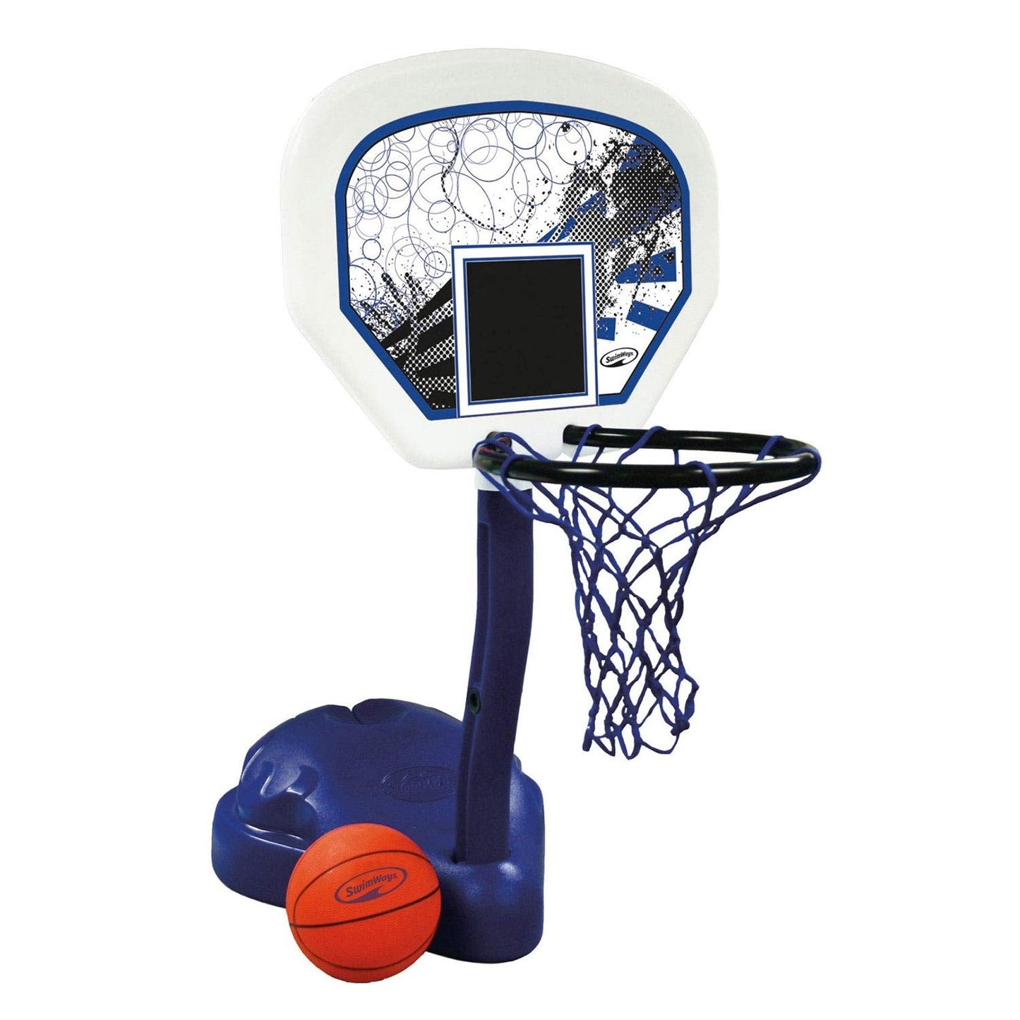 SwimWays Poolside Basketball Game – Pro-Style Pool Basketball Set