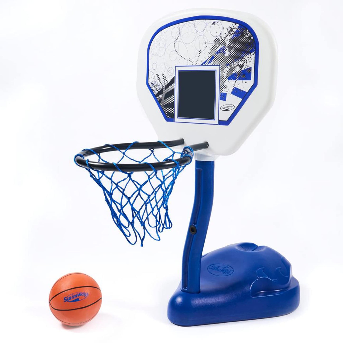 SwimWays Poolside Basketball Game – Pro-Style Pool Basketball Set