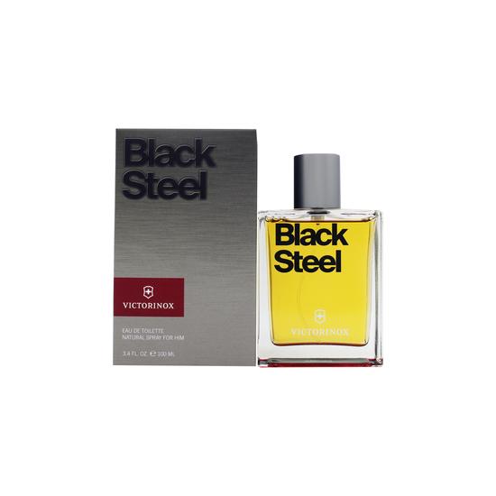 Swiss Army Black Steel Eau de Toilette 100ml Spray Men's Fragrance