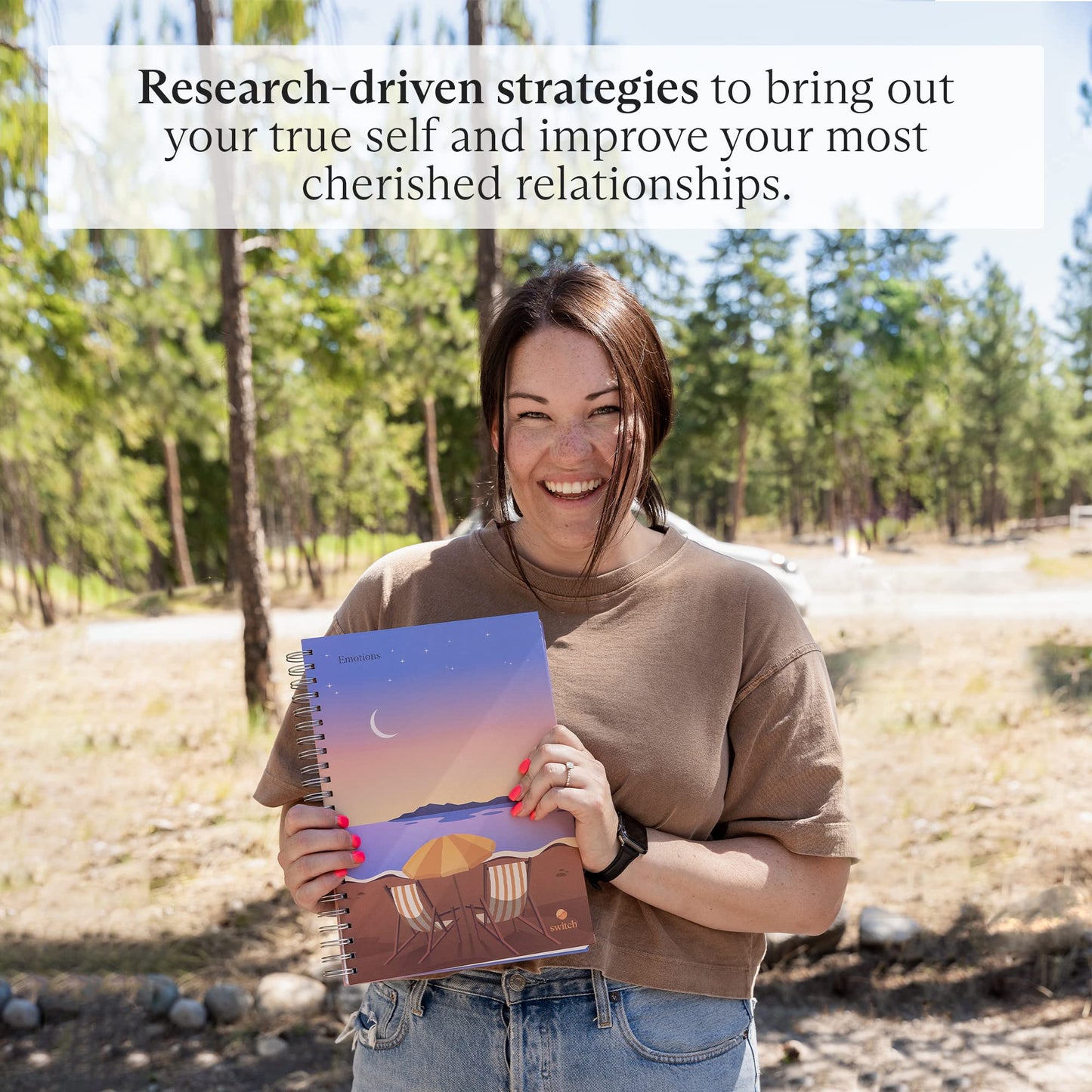 Switch Research Emotions Journal – Self-Care Journal for Women (A4)