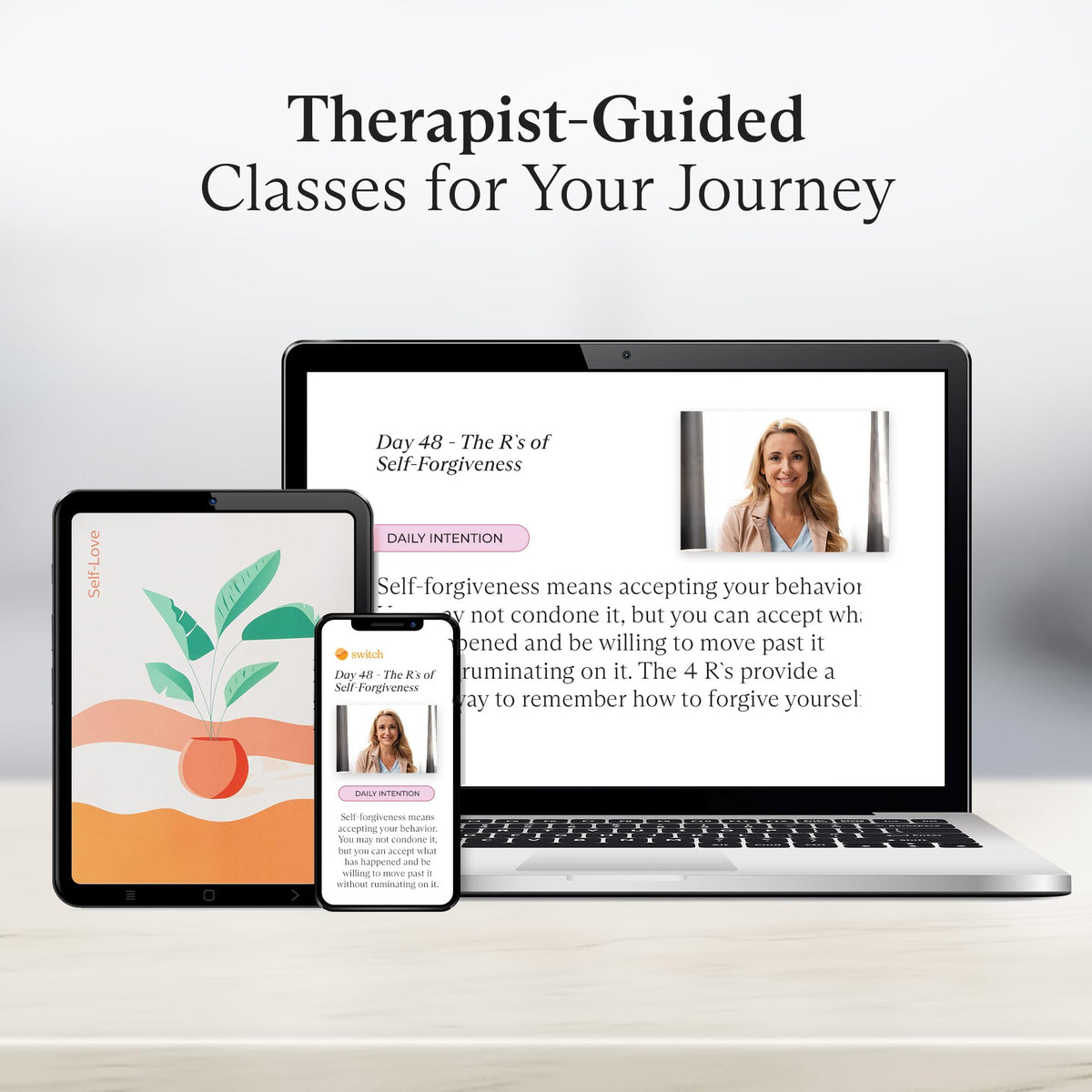 Switch Research Self-Love Journal – Mindfulness & Gratitude Journal for Women | Guided 91-Day Self-Care Notebook