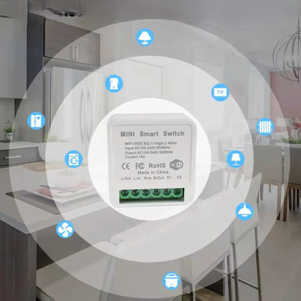 16A DIY Light Switches 2 Way Wireless Smart Home