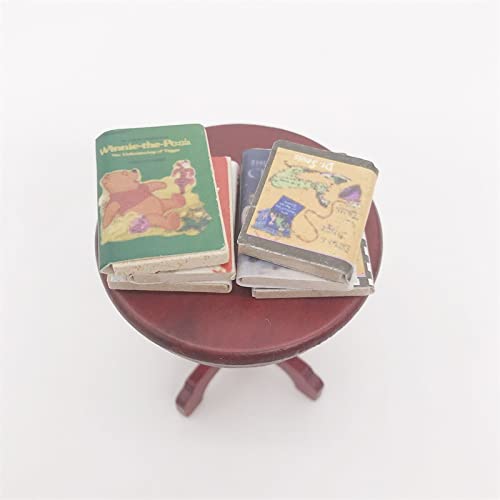 SXFSE 1:12 Dollhouse Comic Books Set – 6 Miniatures for Dollhouse Decor