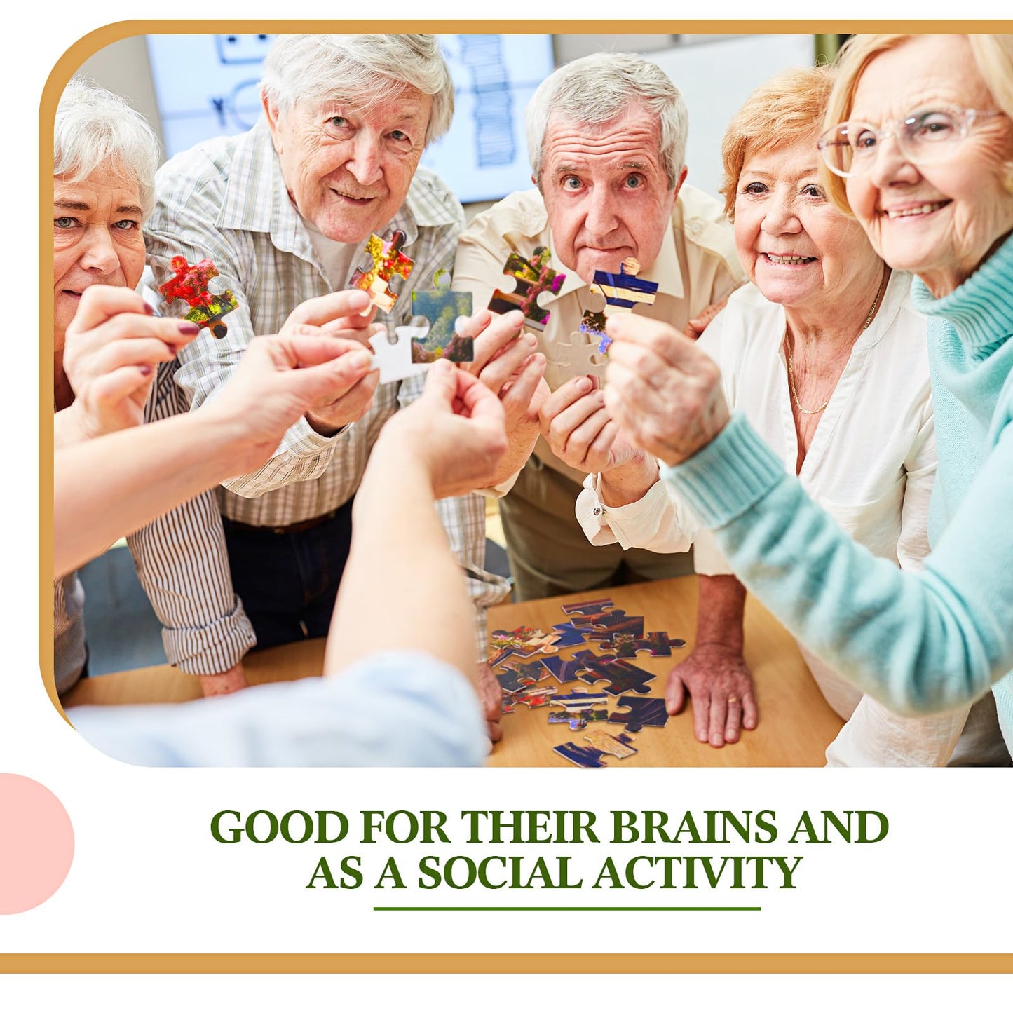 Syhood 10-Pack 16-Piece Puzzles for Seniors – Dementia-Friendly Memory & Cognitive Games