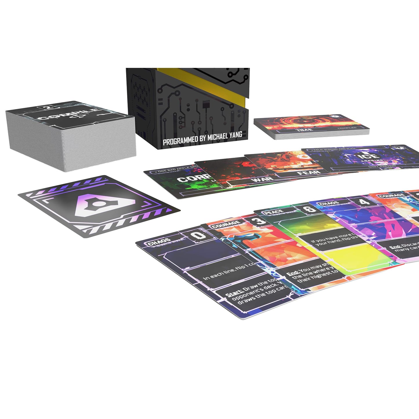 Compile: Main 2 - Area Control Strategy Card Game | Synapses Games, 2 Players, 20 Min