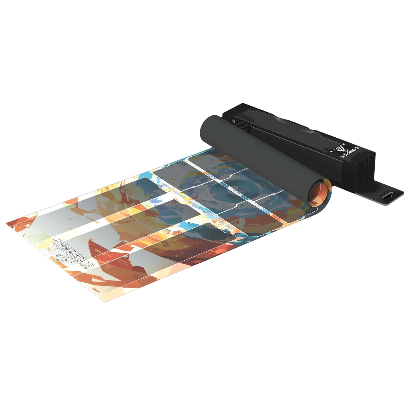 Synapses Games Compile: Playmat 2 — 11 x 29.5 in Vinyl Neoprene Card Game Mat for Compile