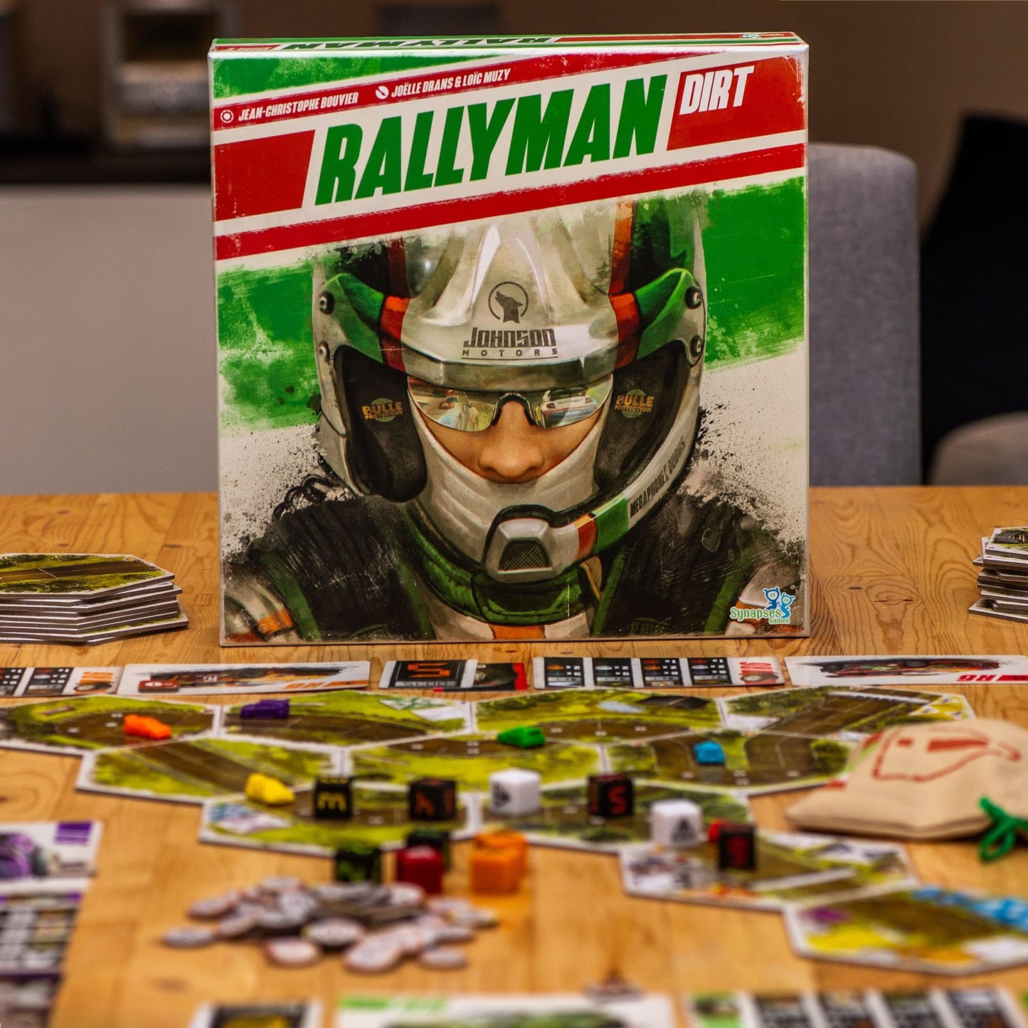 Synapses Games | Rallyman: DIRT — Strategy Dice Racing for 1–6 Players