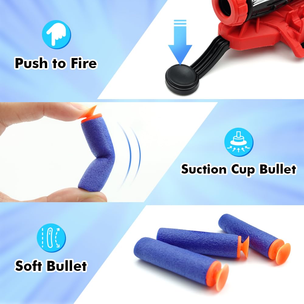 Syryia Spider Web Shooters with Gloves – Wrist Launcher Toy Set for Kids