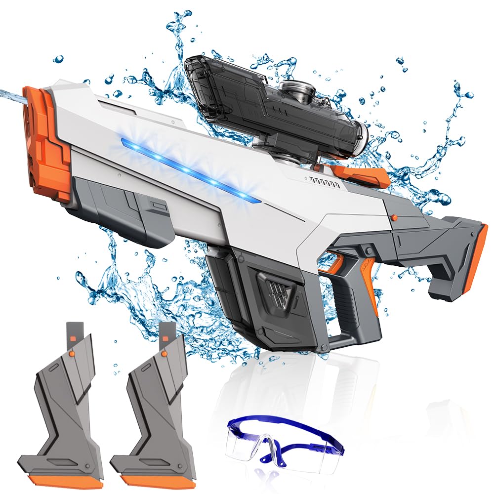 SZBZ Electric Water Gun – Automatic, Long-Range Water Battle Toy (32 ft) | Large Capacity