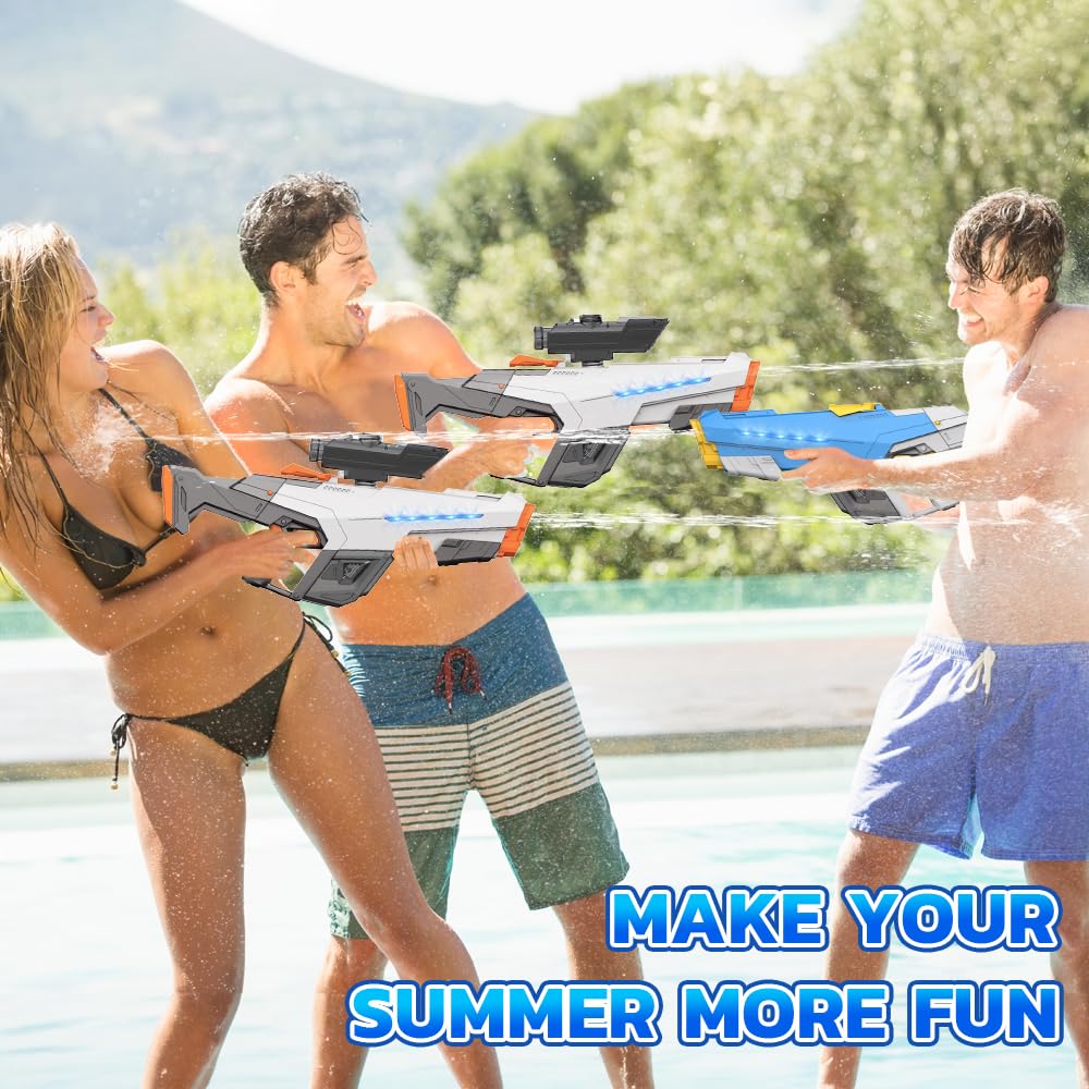 SZBZ Electric Water Gun – Automatic, Long-Range Water Battle Toy (32 ft) | Large Capacity
