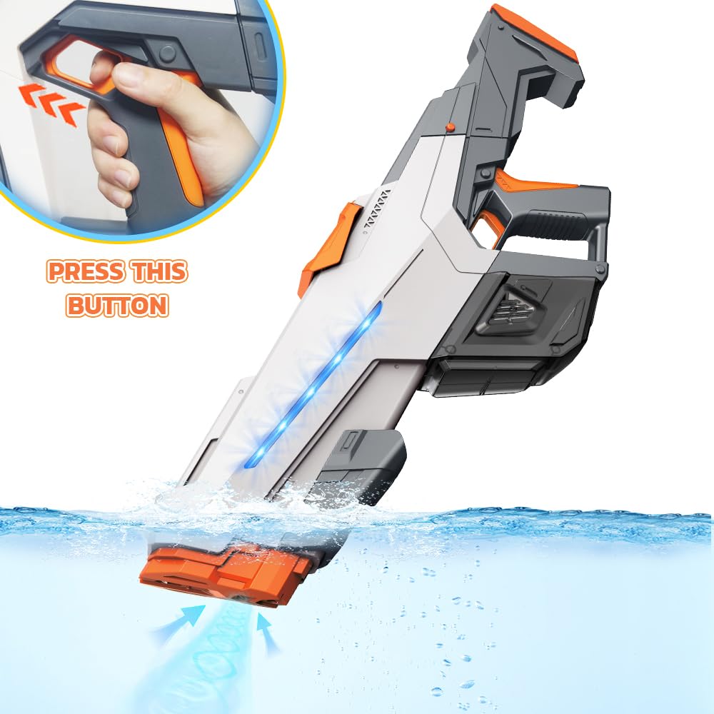 SZBZ Electric Water Gun – Automatic, Long-Range Water Battle Toy (32 ft) | Large Capacity