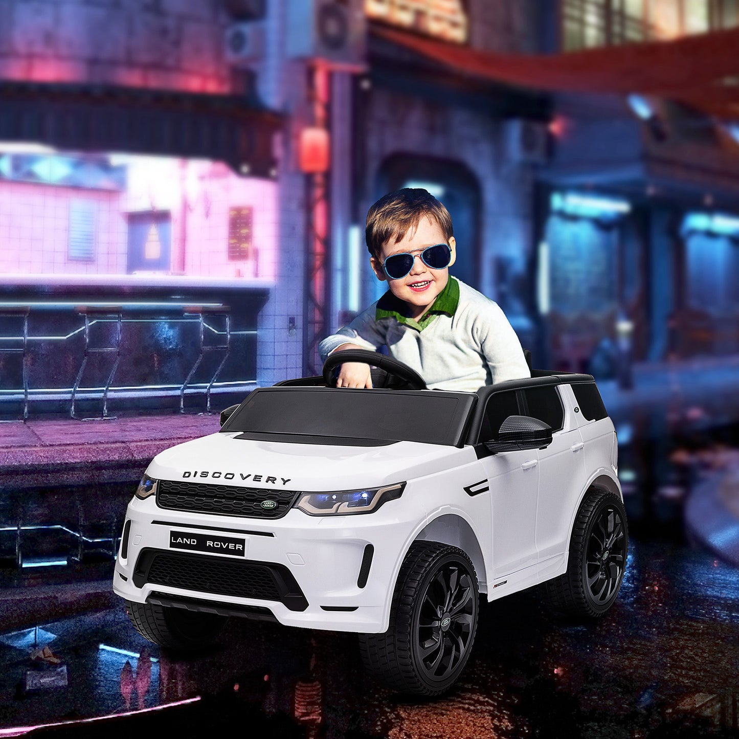 AIYAPLAY Land Rover Licensed Kids Electric Car w/ Remote Music