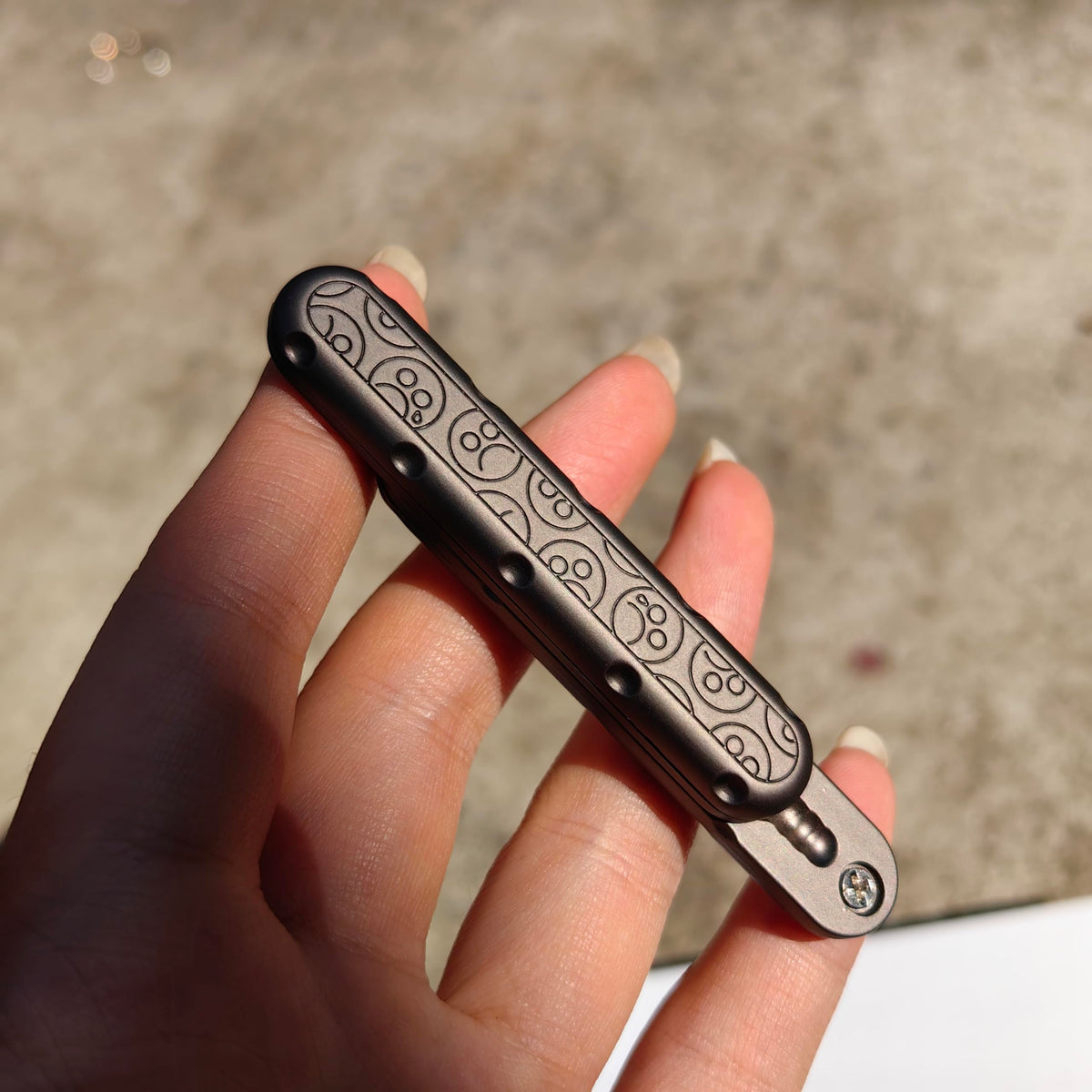 T-Conceal EDC Fidget Slider – Compact Metal Fidget Toy for Focus, Sensory Decompression, and On-the-Go Use