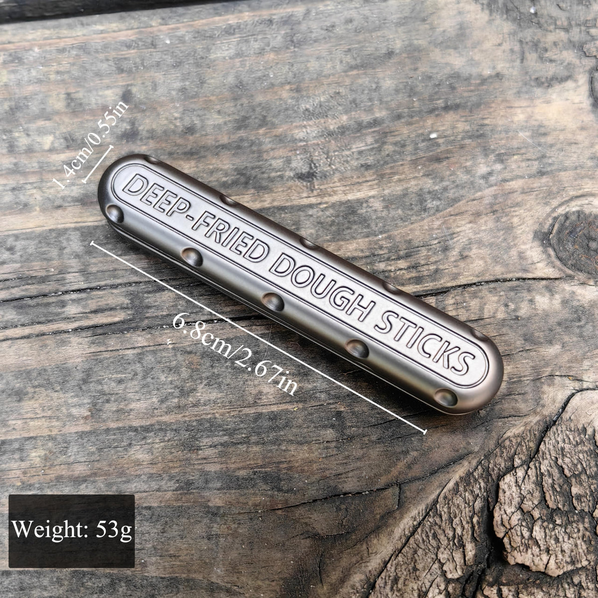 T-Conceal EDC Fidget Slider – Compact Metal Fidget Toy for Focus, Sensory Decompression, and On-the-Go Use
