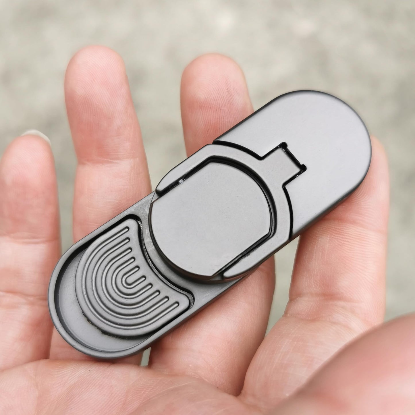 T-Conceal EDC Fidget Sliders – Magnetic Metal Target Push & Spin Toy for Adults