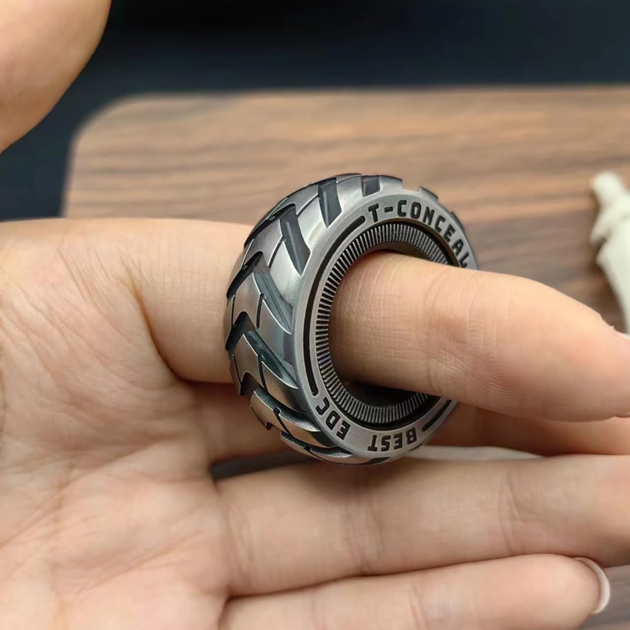 T-Conceal EDC Fidget Sliders – Magnetic Ring Toys for Adults | Stress Relief, Focus & Discreet Play