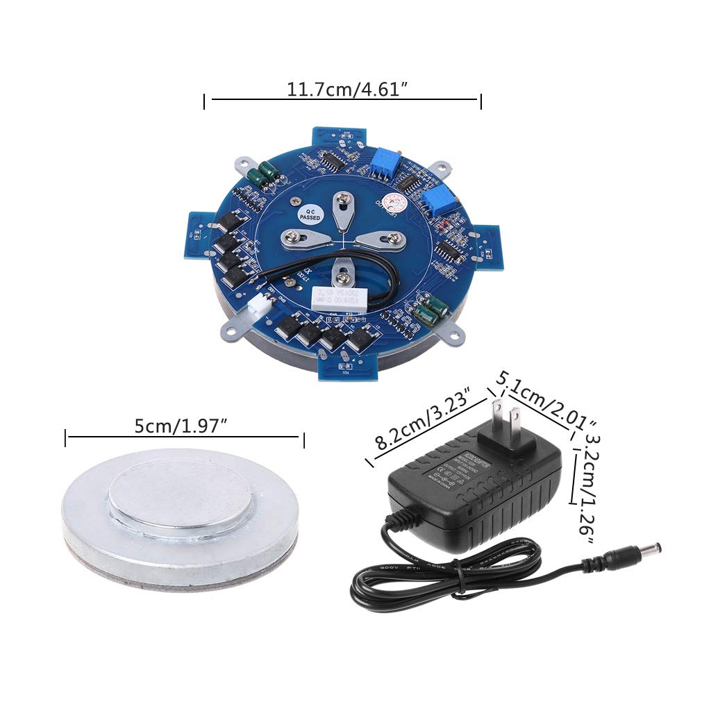 T-HOT Magnetic Levitation Module DIY Core Kit with LED Lamp – Max Load 550g