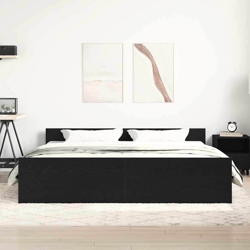 Modern Wooden Super King Size 180cm Bed Frame Base With Headboard & Footboard
